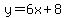 y=6x%2B8