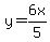 y=6x%2F5