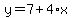 y=7%2B4%2Ax