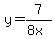 y=7%2F%288x%29