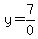 y=7%2F0