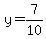 y=7%2F10