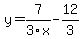 y=7%2F3x-12%2F3