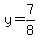 y=7%2F8
