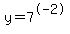 y=7%5E-2