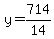 y=714%2F14