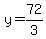 y=72%2F3