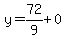 y=72%2F9%2B0