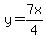 y=7x%2F4