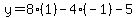 y=8%281%29-4%28-1%29-5