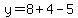 y=8%2B4-5