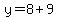 y=8%2B9
