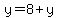 y=8%2By