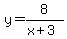 y=8%2F%28x%2B3%29