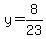 y=8%2F23