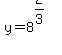 y=8%5E%282%2F3%29