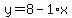 y=8-1%2Ax
