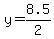 y=8.5%2F2
