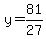 y=81%2F27