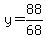 y=88%2F68