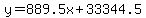 y=889.5x%2B33344.5