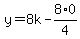 y=8k-8%2A0%2F4
