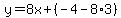 y=8x%2B%28-4-8%2A3%29