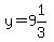 y=9%261%2F3