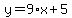 y=9%2Ax+%2B+5