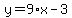 y=9%2Ax-3