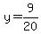 y=9%2F20