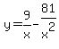 y=9%2Fx-81%2Fx%5E2
