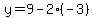 y=9-2%28-3%29
