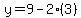 y=9-2%283%29