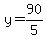 y=90%2F5