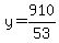 y=910%2F53