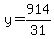 y=914%2F31