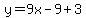 y=9x-9%2B3