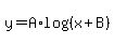 y=A%2Alog%28%28x%2BB%29%29