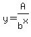 y=A%2Fb%5Ex