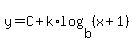 y=C%2Bk%2Alog%28b%2C%28x%2B1%29%29