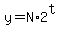 y=N%2A2%5Et