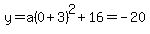 y=a%280%2B3%29%5E2%2B16=-20
