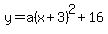 y=a%28x%2B3%29%5E2%2B16