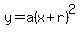 y=a%28x%2Br%29%5E2