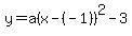 y=a%28x-%28-1%29%29%5E2-3