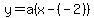 y=a%28x-%28-2%29%29