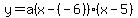 y=a%28x-%28-6%29%29%28x-5%29