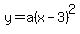 y=a%28x-3%29%5E2