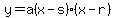 y=a%28x-s%29%28x-r%29